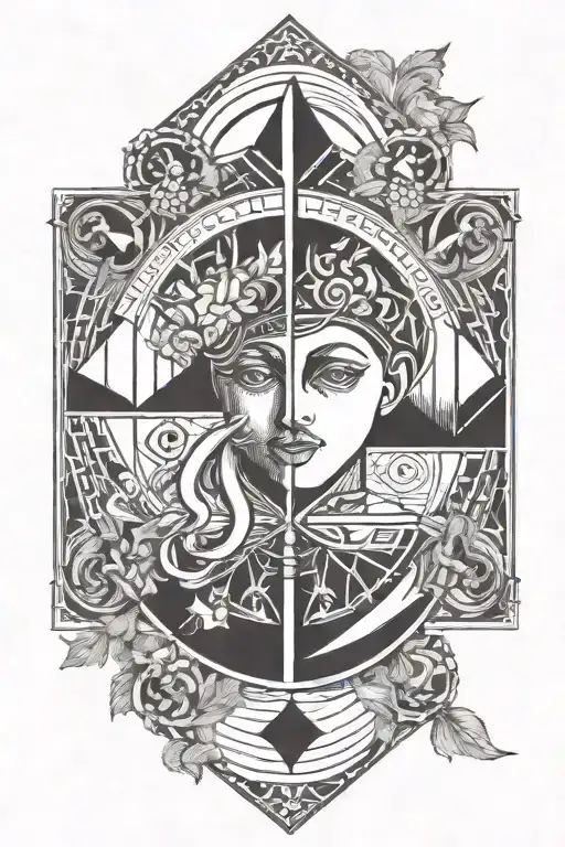 The Fool Tarot Card tattoo design idea