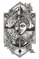 The Fool Tarot Card tattoo design idea