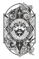 The Fool Tarot Card tattoo design idea