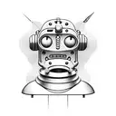 bender from futurama tattoo design idea