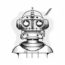 bender from futurama tattoo design idea