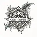 god is greater than highs and lows tattoo design idea