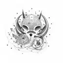 tattoo with coordinates tattoo design idea