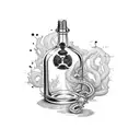 POISON BOTTLE tattoo design idea