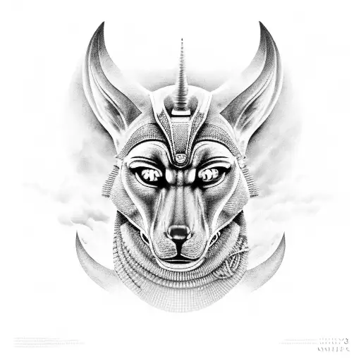 anubis in Sands of Time tattoo design idea