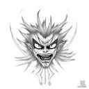 ryuk tattoo design idea