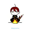 Jiji with Calcifer tattoo design idea