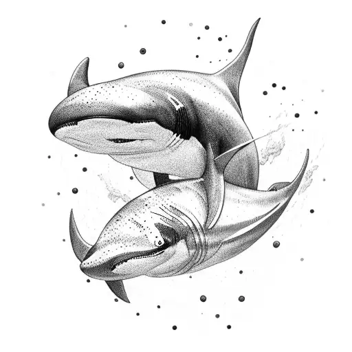 human orca tattoo design idea