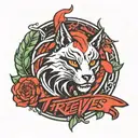 100 Thieves Logo tattoo design idea