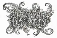 one word tattoo design idea