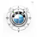 BMW e36 tattoo design idea