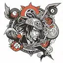 sasuke curse mark tattoo tattoo design idea