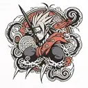 sasuke curse mark tattoo tattoo design idea