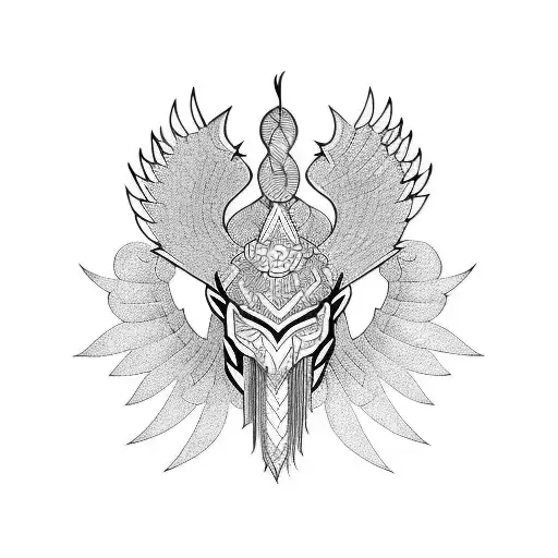 ave fenix tattoo design idea