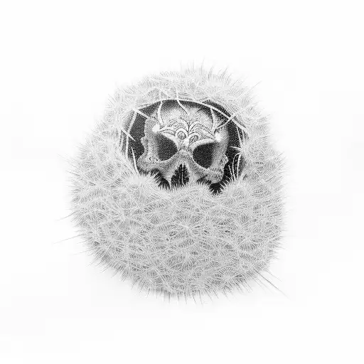 tumbleweed Momento mori tattoo design idea