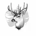 Deer , wildlife tattoo design idea