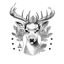 Deer , wildlife tattoo design idea