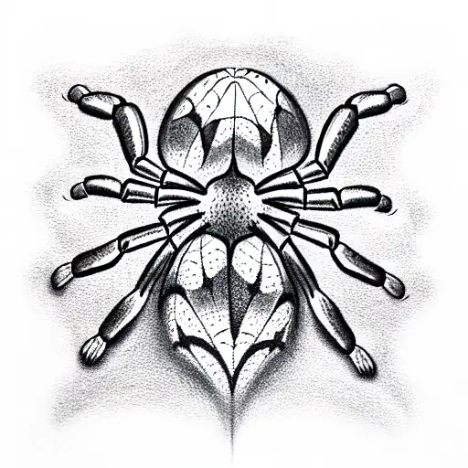 Spider tattoo design idea