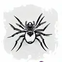 Spider tattoo design idea