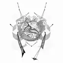 parachute, plongée sous marine, Kitesurf, voyage, voilier tattoo design idea