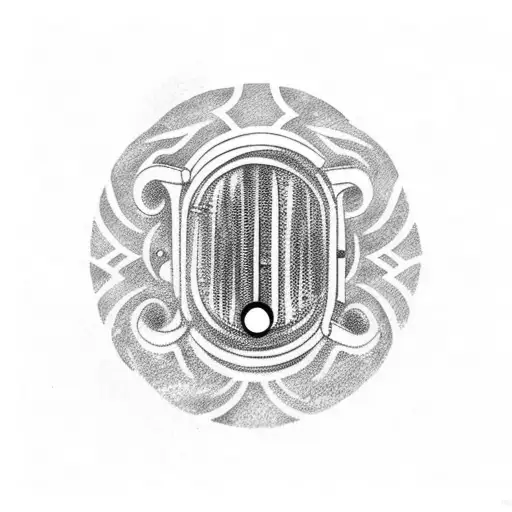 coffee bean music  tattoo design idea