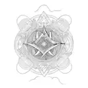 eternal life  tattoo design idea