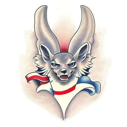 3 Sickle weasels tattoo design idea