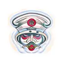 "Kiss the cook" tattoo design idea