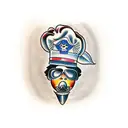 "Kiss the cook" tattoo design idea