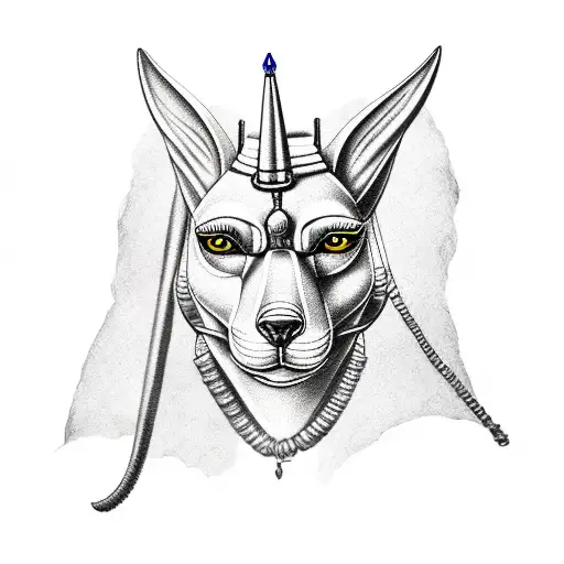 Anubis tattoo design idea