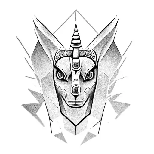 anubis  tattoo design idea
