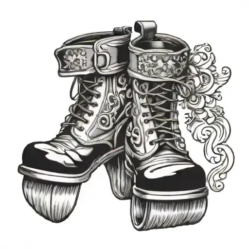 Gogo boots, abba tattoo design idea
