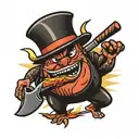 BBQ Oh Wa? tattoo design idea