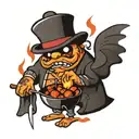 BBQ Oh Wa? tattoo design idea