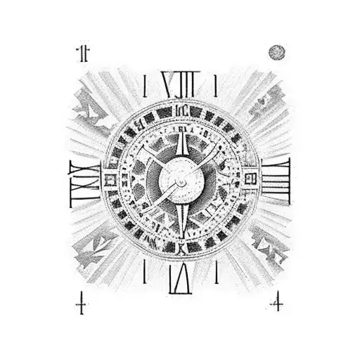 Roman numerals 19-01-1984 , 09-10-2003, 04-11-2005 , 30-04-2009 and 26-08-2013 tattoo design idea