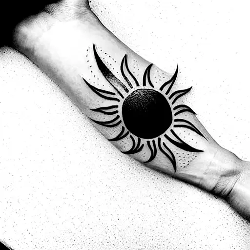 Sun Temporary Tattoo set of 3 - Etsy