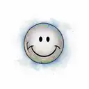 smiley  tattoo design idea