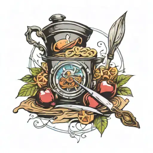 Culinary, Travel inspired tattoo design inspired tattoo design idea