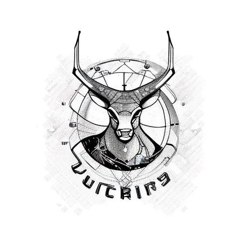 Incorporate a computer circuit board design with the Springboks logo tattoo design idea