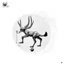Incorporate a computer circuit board design with the Springboks logo tattoo design idea