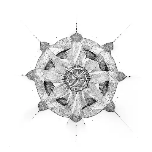 web of wyrd tattoo design idea