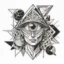 eye surgeon concept tattoo design idea