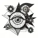 eye surgeon concept tattoo design idea