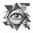 eye surgeon concept tattoo design idea