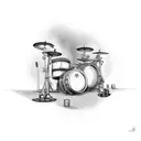 drums tattoo design idea