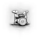 drummer tattoo design idea