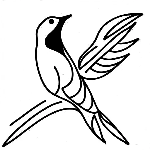 birds tattoo design idea