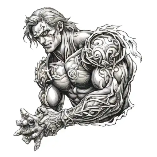 sin of pride escanor tattoo tattoo design idea
