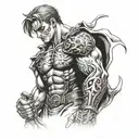 sin of pride escanor tattoo tattoo design idea