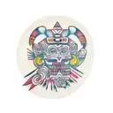 AZTEC ALIEN tattoo design idea